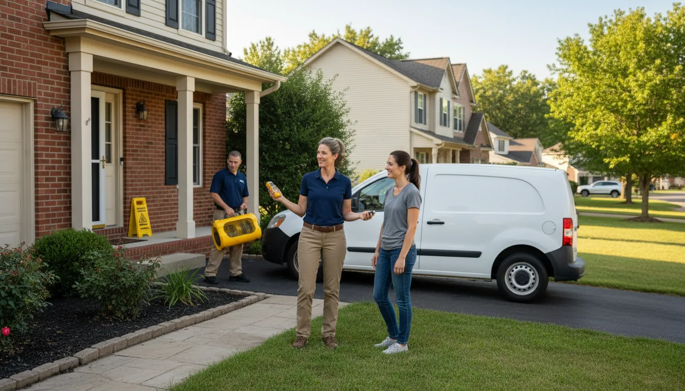 Water restoration image for Water Damage & Restoration Services in Junction City, GA
